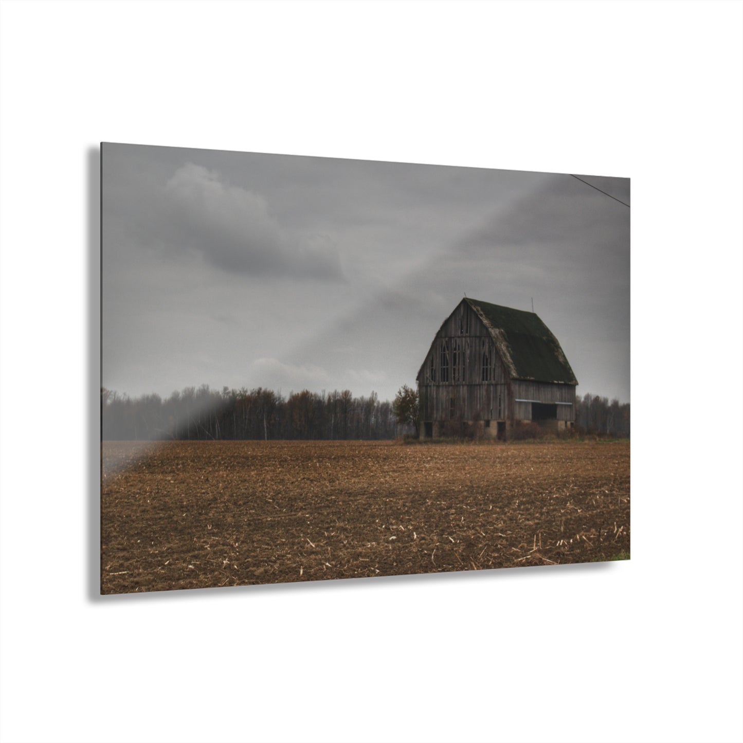 U R There Photography Stone Road Old Grey I Rustic Farmhouse Acrylic Wall Print
