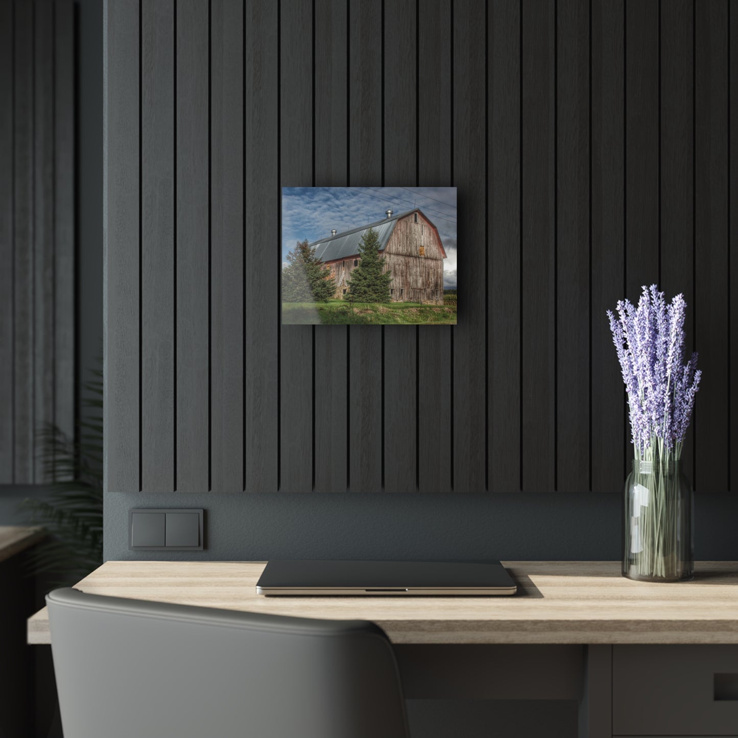 U R There Photography North Irish Red III Rustic Farmhouse Acrylic Wall Print