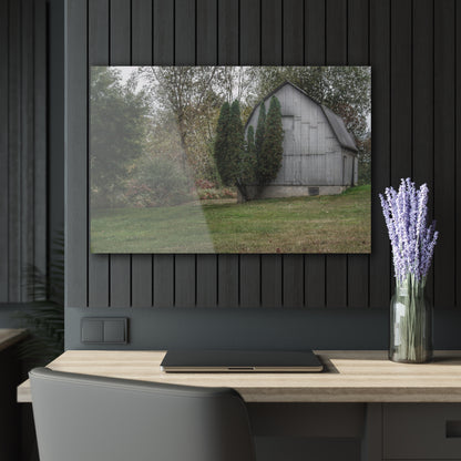 U R There Photography Milliman Road Grey Rustic Farmhouse Acrylic Wall Print