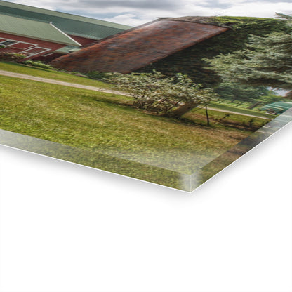 U R There Photography Metamora Country Red Rustic Farmhouse Acrylic Wall Print