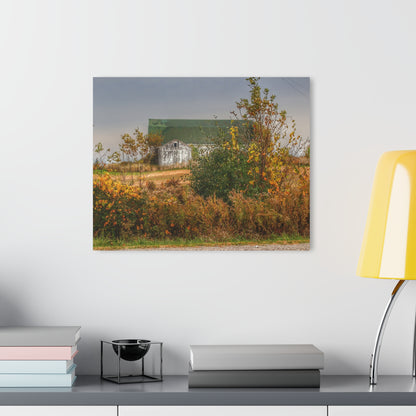 U R There Photography Hill Road White Rustic Farmhouse Acrylic Wall Print