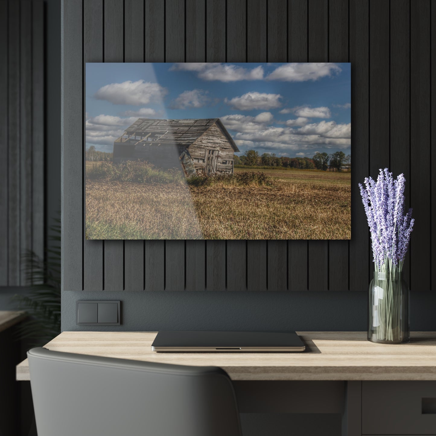 U R There Photography Freiberger Road Little Grey Shack Rustic Farmhouse Acrylic Wall Print