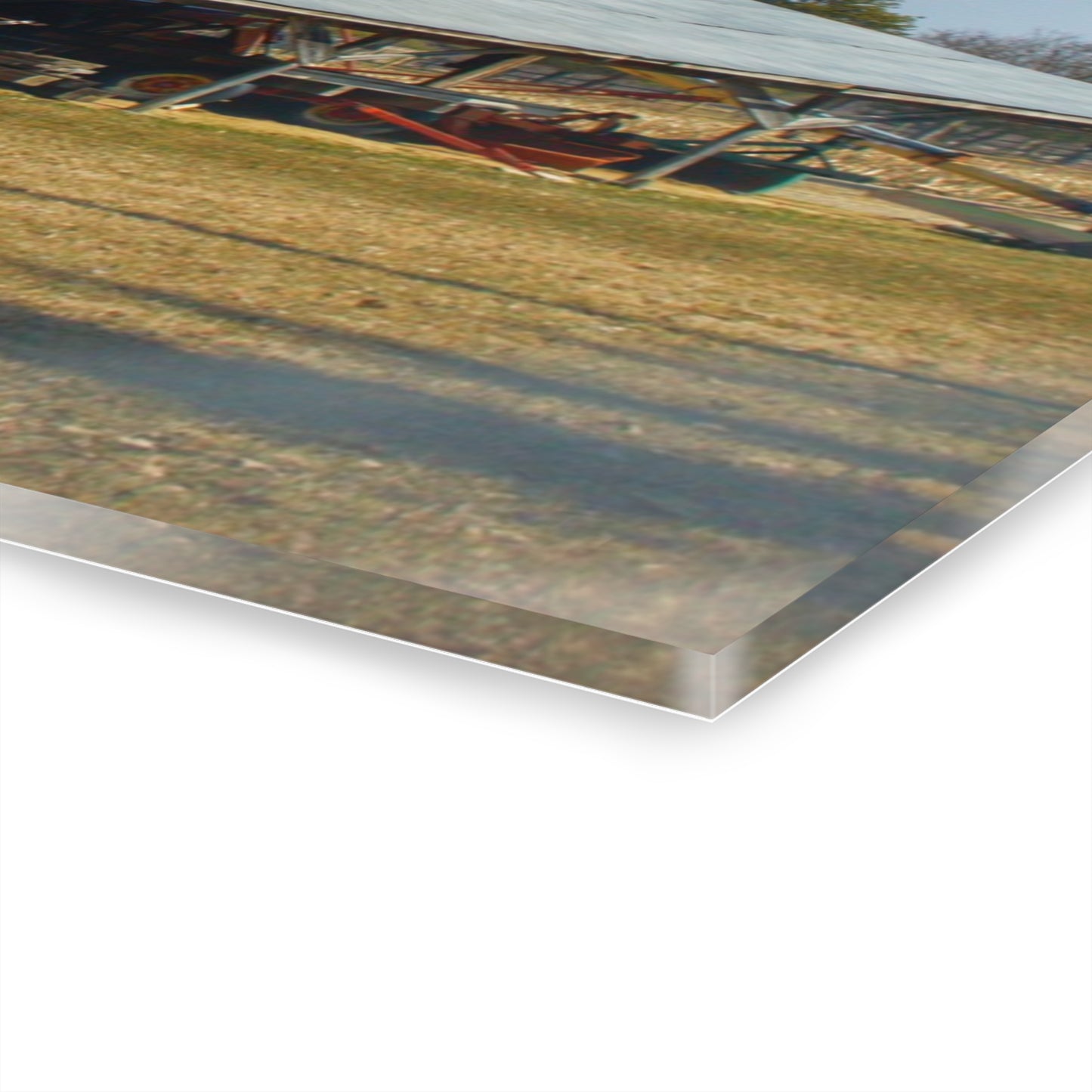 U R There Photography Wolcott White Rustic Farmhouse Acrylic Wall Print
