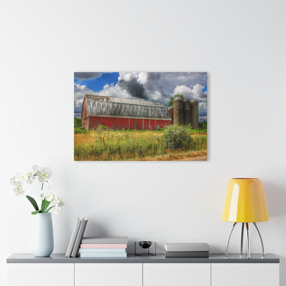 U R There Photography Shelby Red I Rustic Farmhouse Acrylic Wall Print