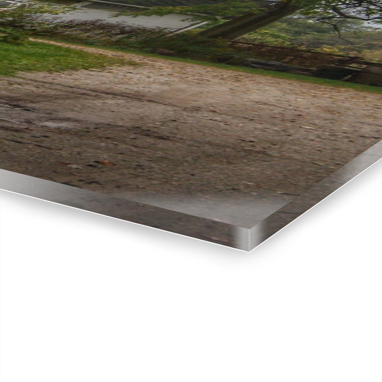 U R There Photography Noble Road Hidden Grey Rustic Farmhouse Acrylic Wall Print