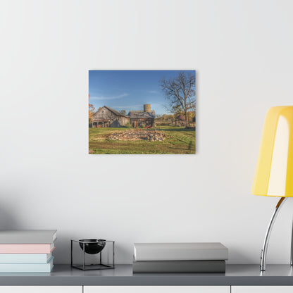 U R There Photography Bowers Road Greys I Rustic Farmhouse Acrylic Wall Print