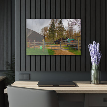 U R There Photography Castle Roadside Greys Rustic Farmhouse Acrylic Wall Print