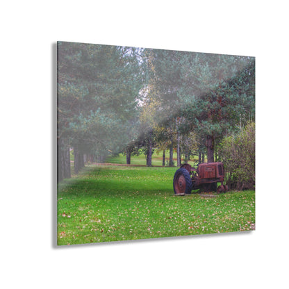 U R There Photography Casey Road Yard Art II Rustic Farmhouse Acrylic Wall Print
