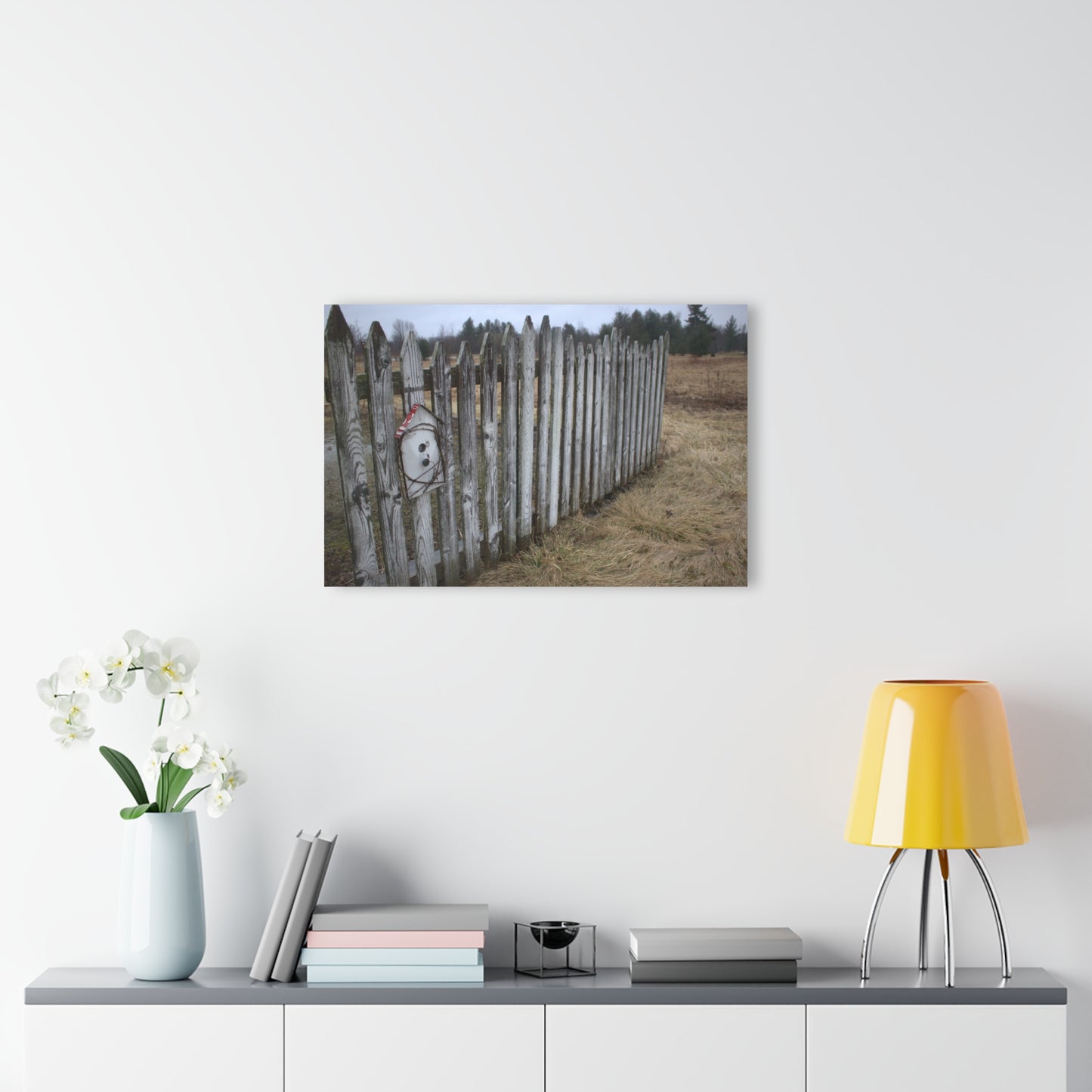 U R There Photography Country Fence Rustic Farmhouse Acrylic Wall Print