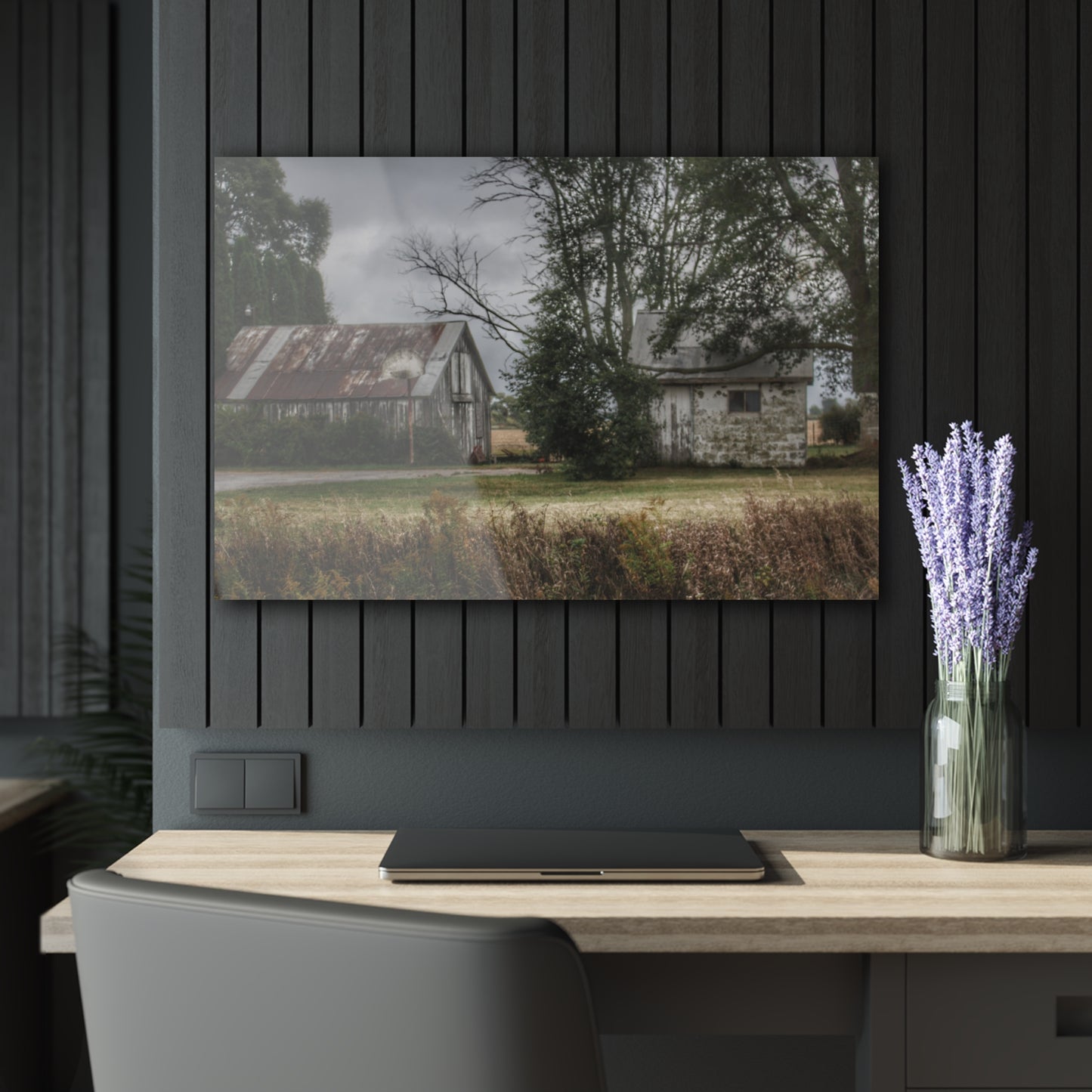 U R There Photography Richville Road Shacks Rustic Farmhouse Acrylic Wall Print