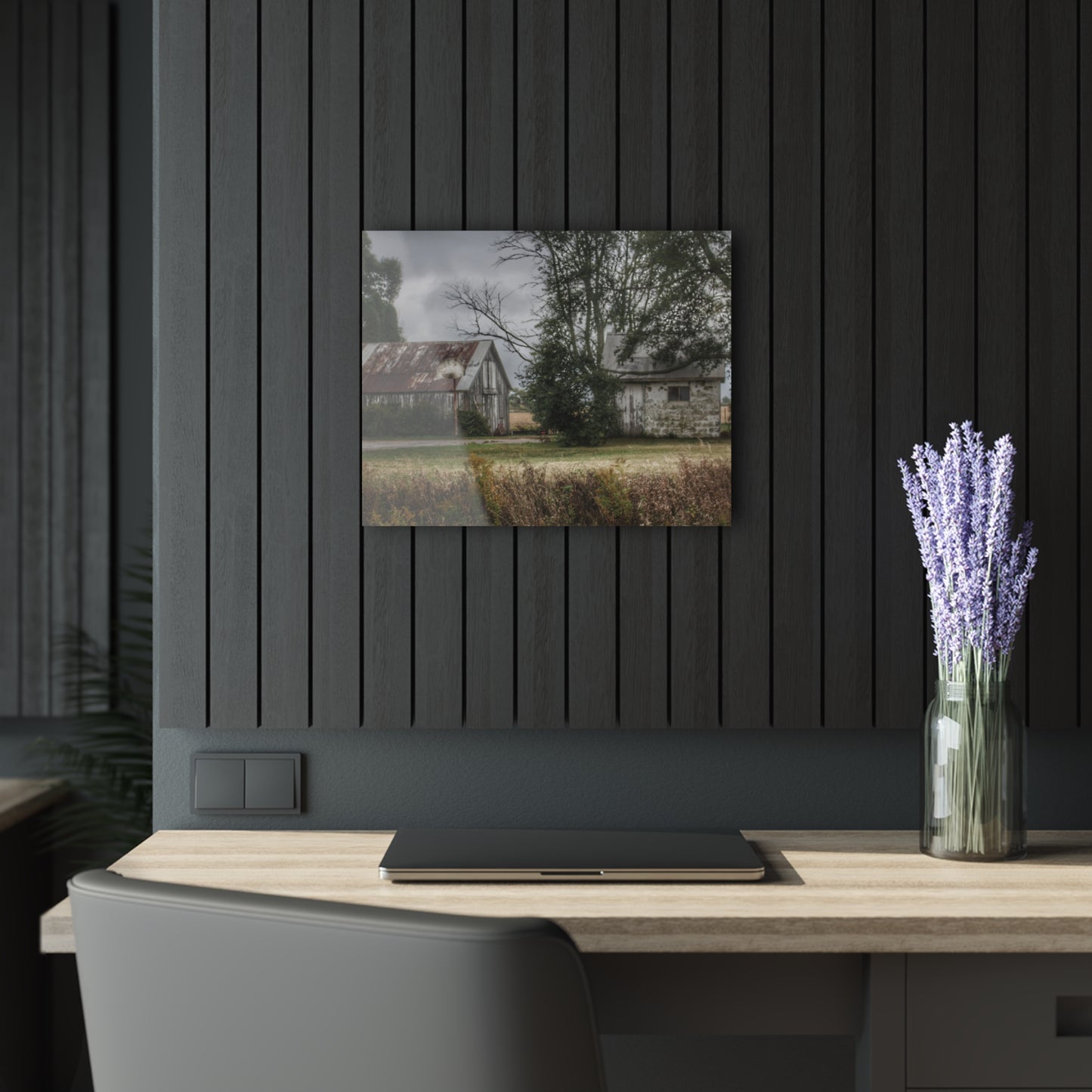 U R There Photography Richville Road Shacks Rustic Farmhouse Acrylic Wall Print