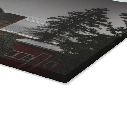 U R There Photography Beyond the Fog on Haines Rustic Farmhouse Tempered-Glass Cutting Board