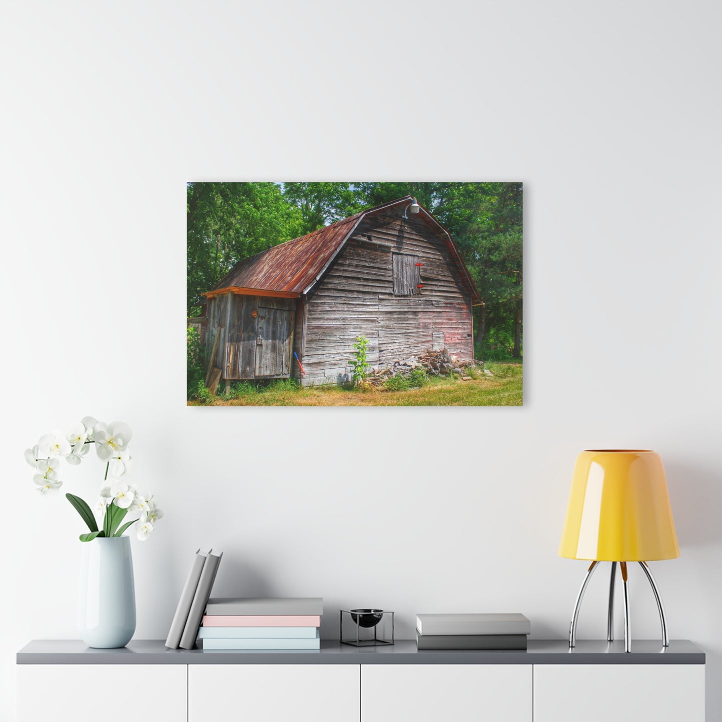 Barn Boutique Modern Farmhouse Acrylic Wall Print| Roadside Grey