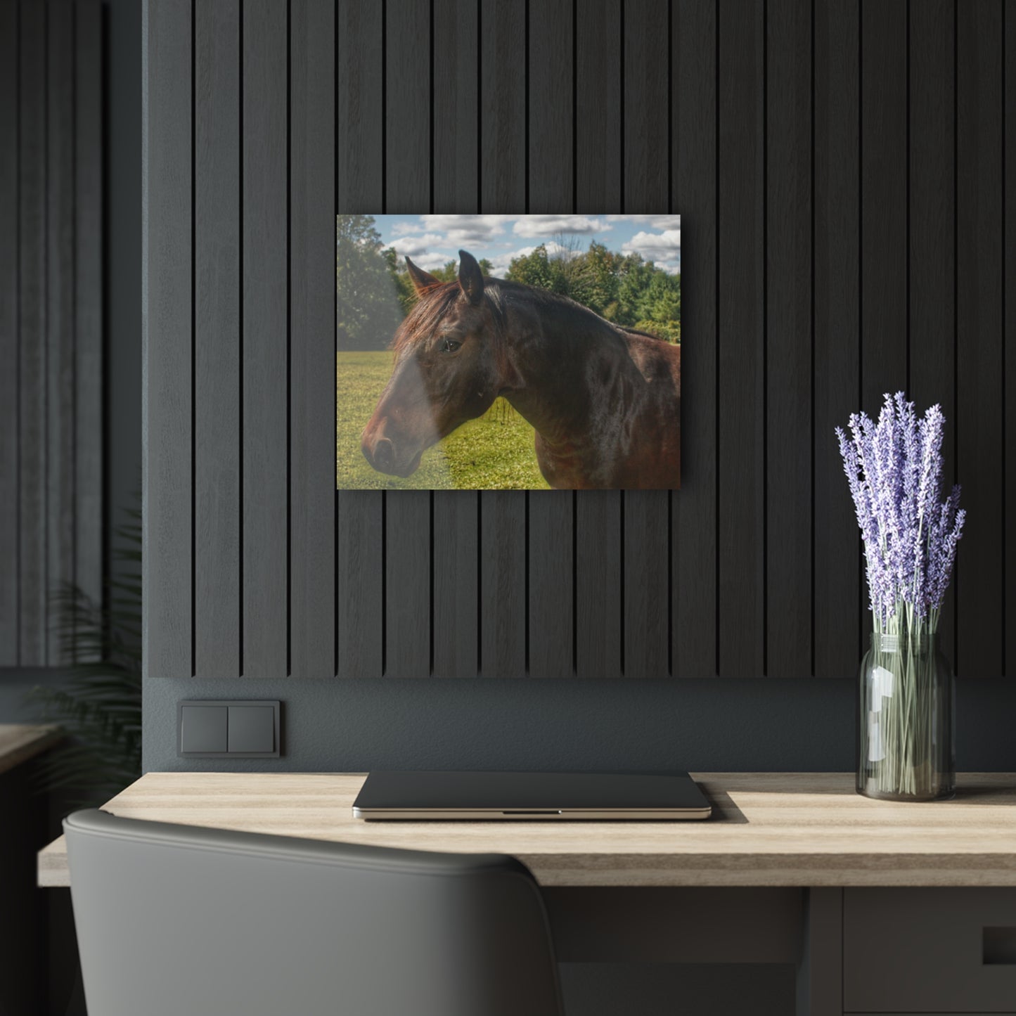 U R There Photography Brown Beauty I Rustic Farmhouse Acrylic Wall Print