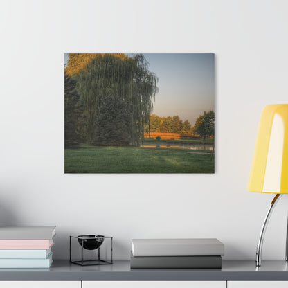 U R There Photography Sunrise on Willow Pond II Rustic Farmhouse Acrylic Wall Print