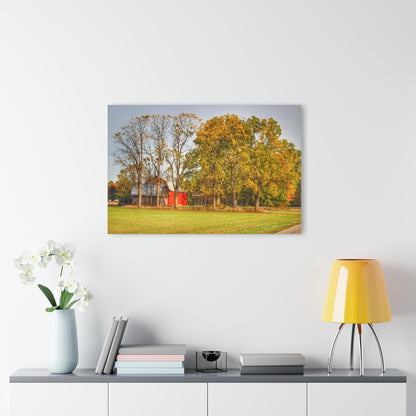 U R There Photography Barkley Road Red II Rustic Farmhouse Acrylic Wall Print