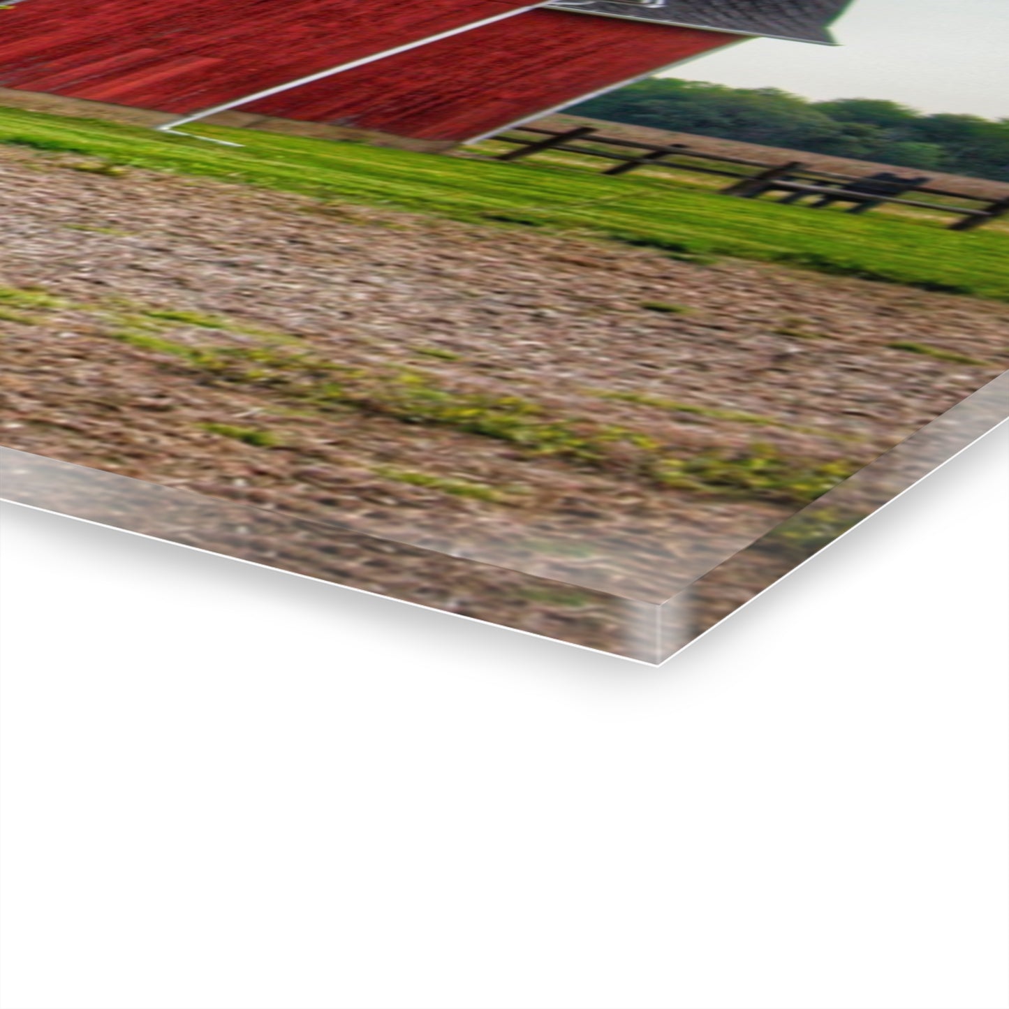 U R There Photography M-24 Star Barn Rustic Farmhouse Acrylic Wall Print