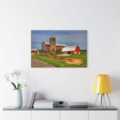 U R There Photography Marlette Red IV Rustic Farmhouse Acrylic Wall Print