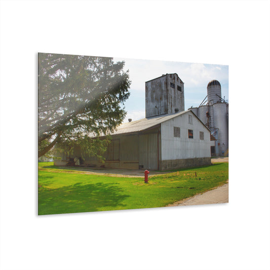 U R There Photography Unionville Grainery Rustic Farmhouse Acrylic Wall Print