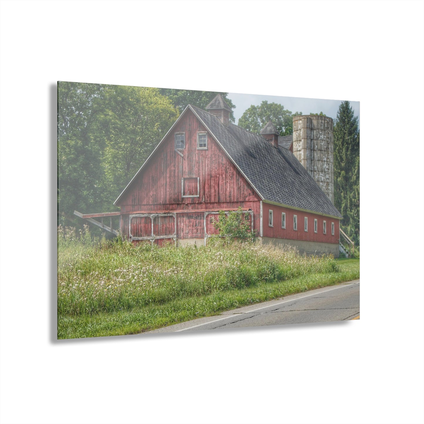 Barn Boutique Modern Farmhouse Acrylic Wall Print| Metamora Red I