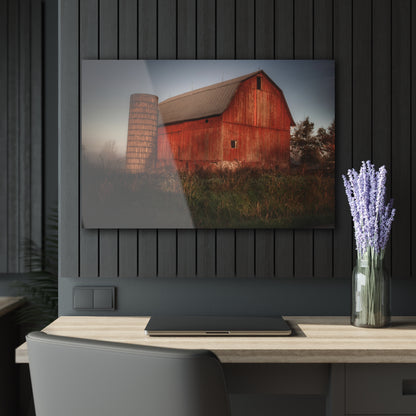 U R There Photography Columbiaville Red II Rustic Farmhouse Acrylic Wall Print