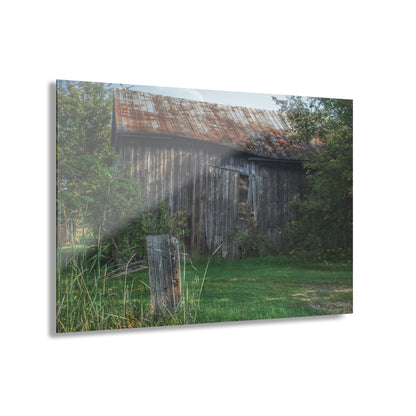 U R There Photography Rusted Grey Rustic Farmhouse Acrylic Wall Print