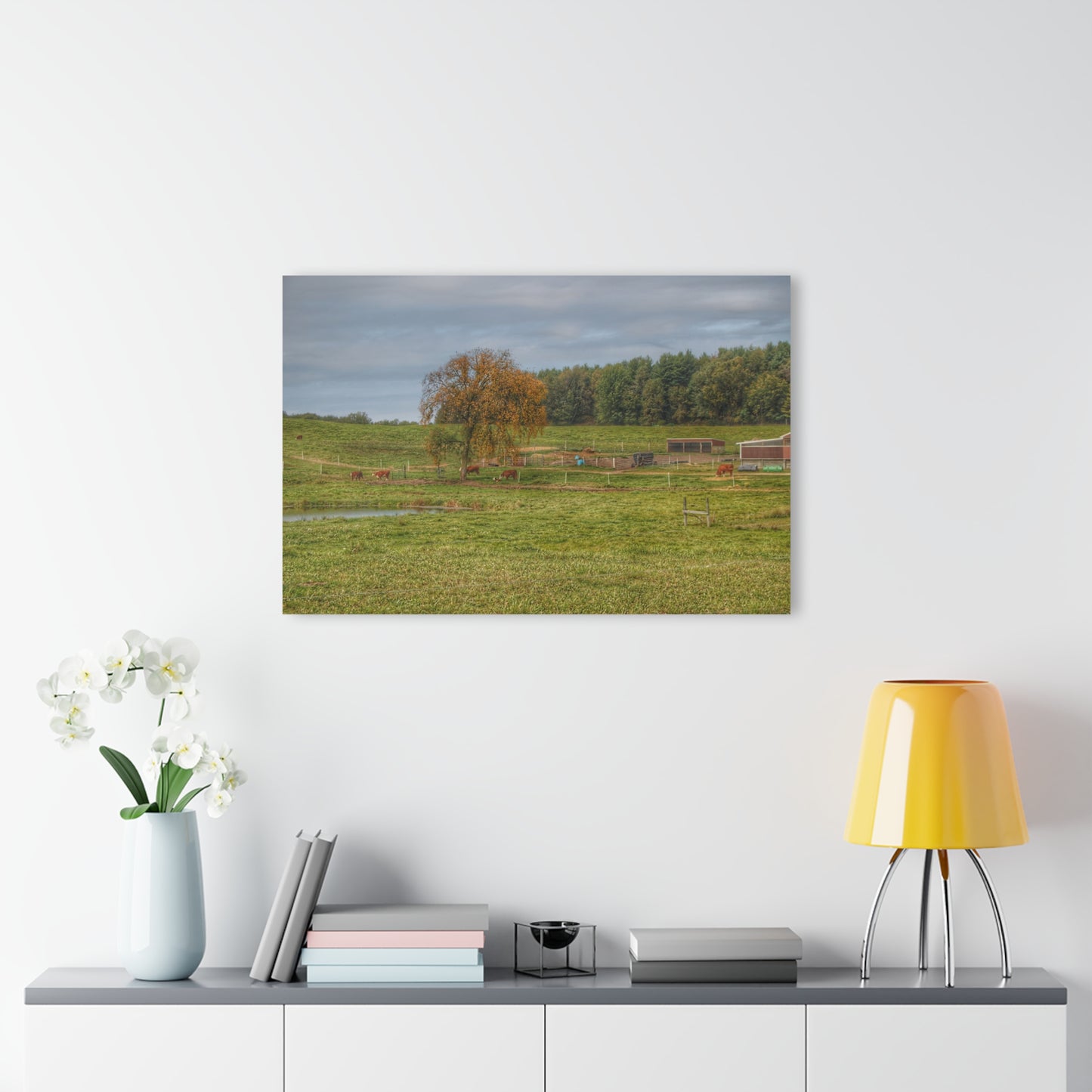 Barn Boutique Modern Farmhouse Acrylic Wall Print| Kingston Road Cows