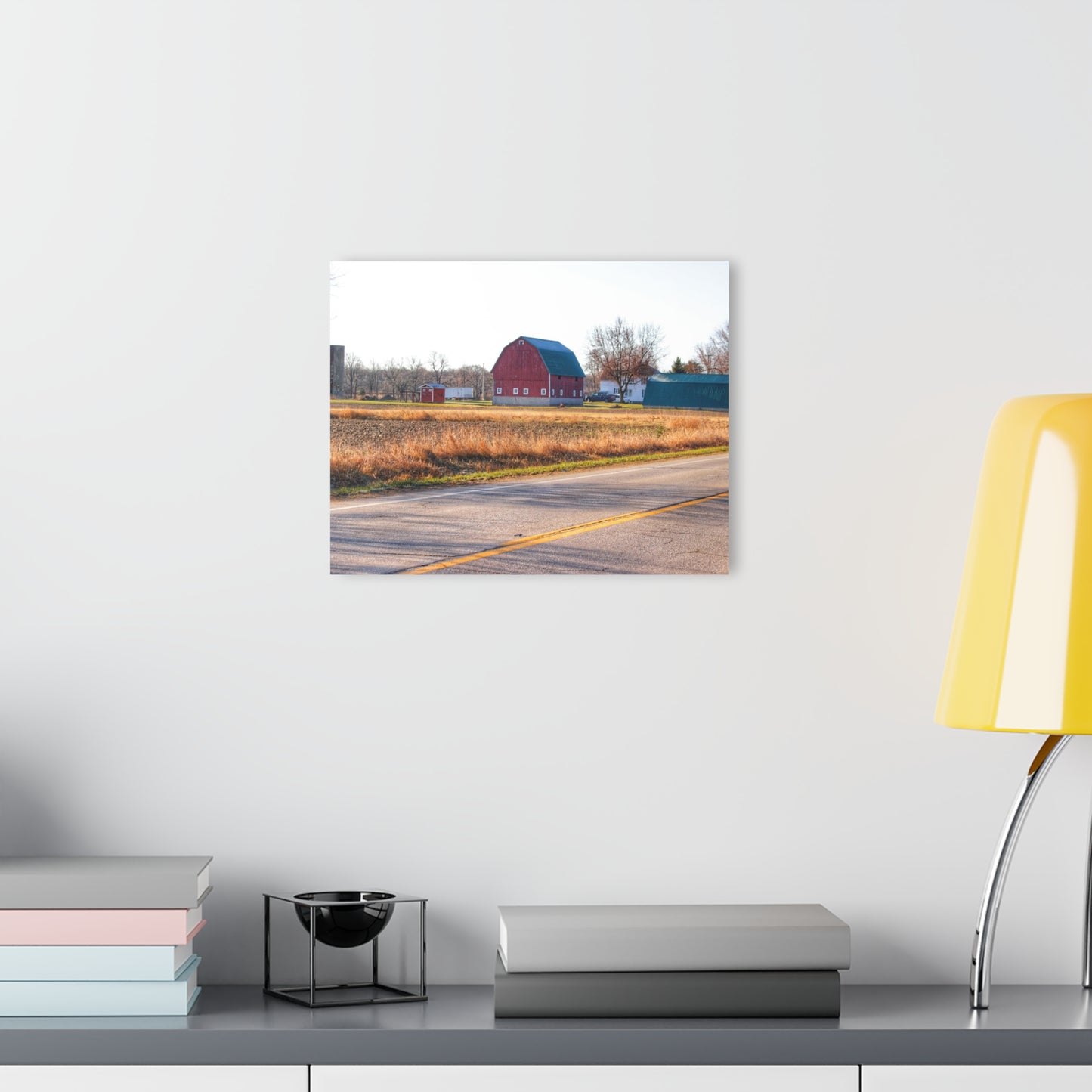 U R There Photography Baldwin Barn Brothers II Rustic Farmhouse Acrylic Wall Print