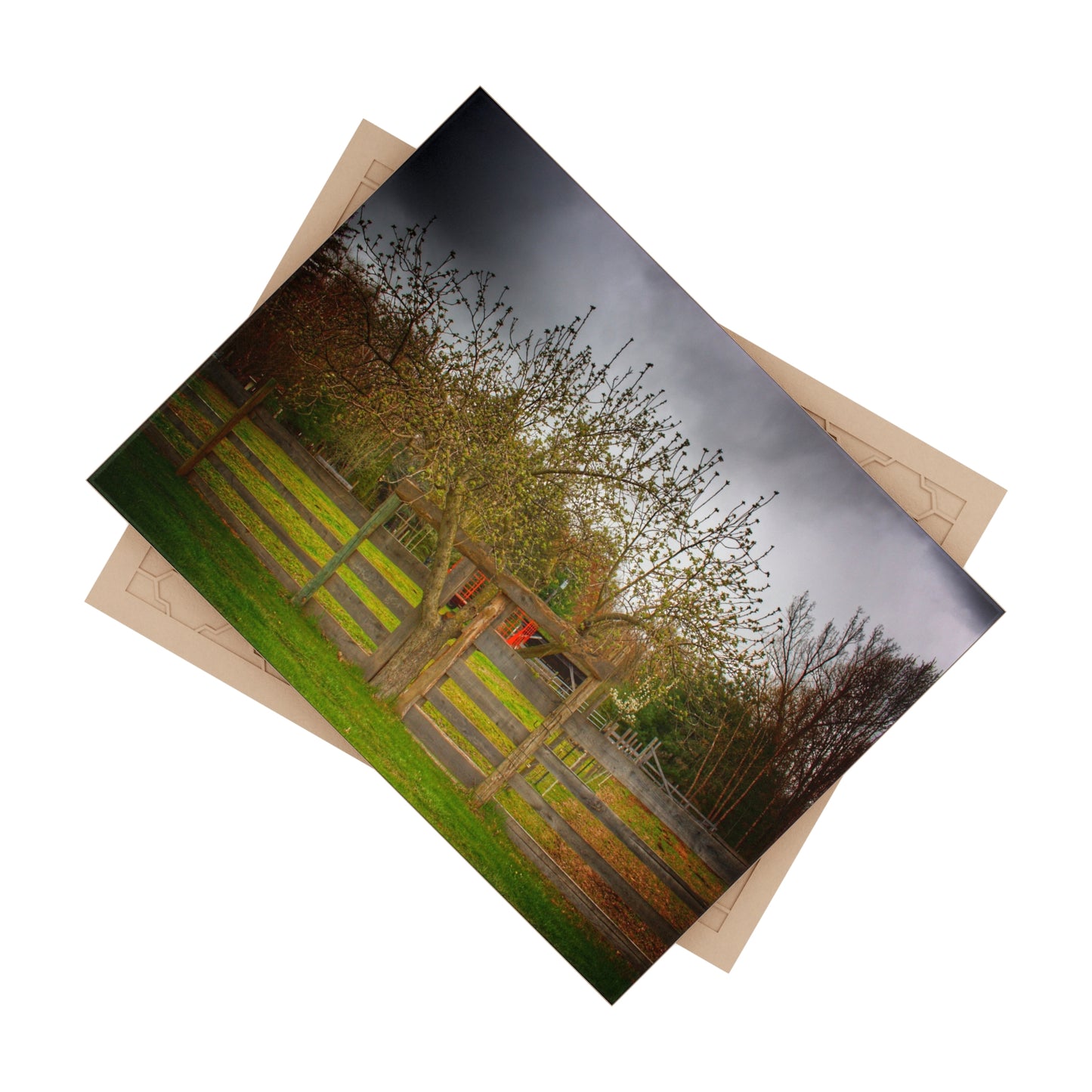 U R There Photography Castle Roadside Greys Rustic Farmhouse Decorative Ceramic Tile