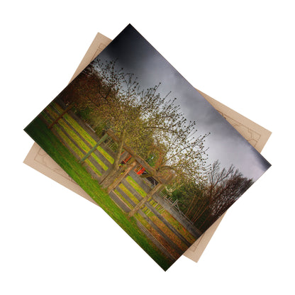 U R There Photography Castle Roadside Greys Rustic Farmhouse Decorative Ceramic Tile