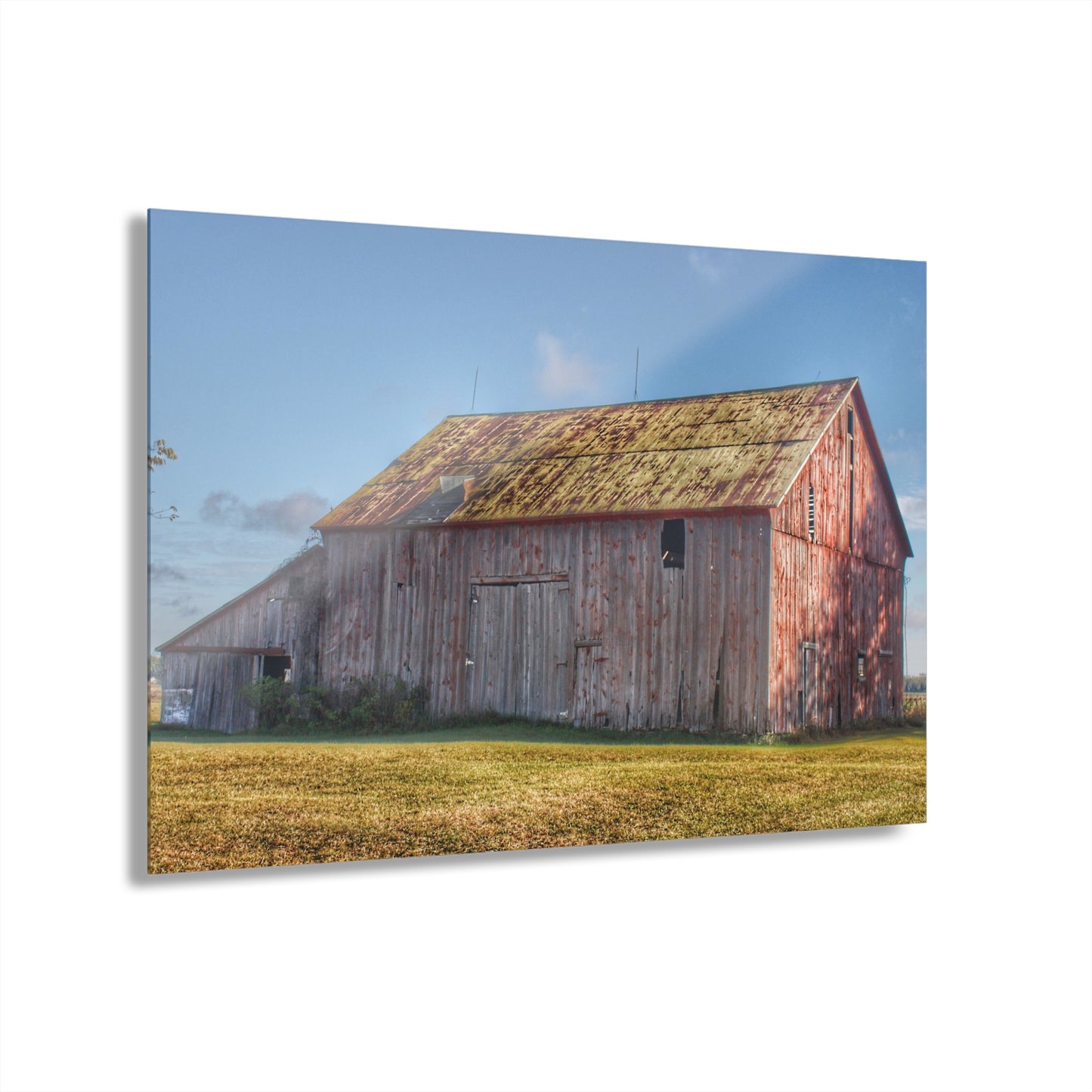 U R There Photography Fargo Road Saltbox Rustic Farmhouse Acrylic Wall Print
