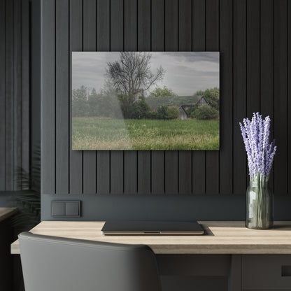 U R There Photography Wilder Road Grey III Rustic Farmhouse Acrylic Wall Print
