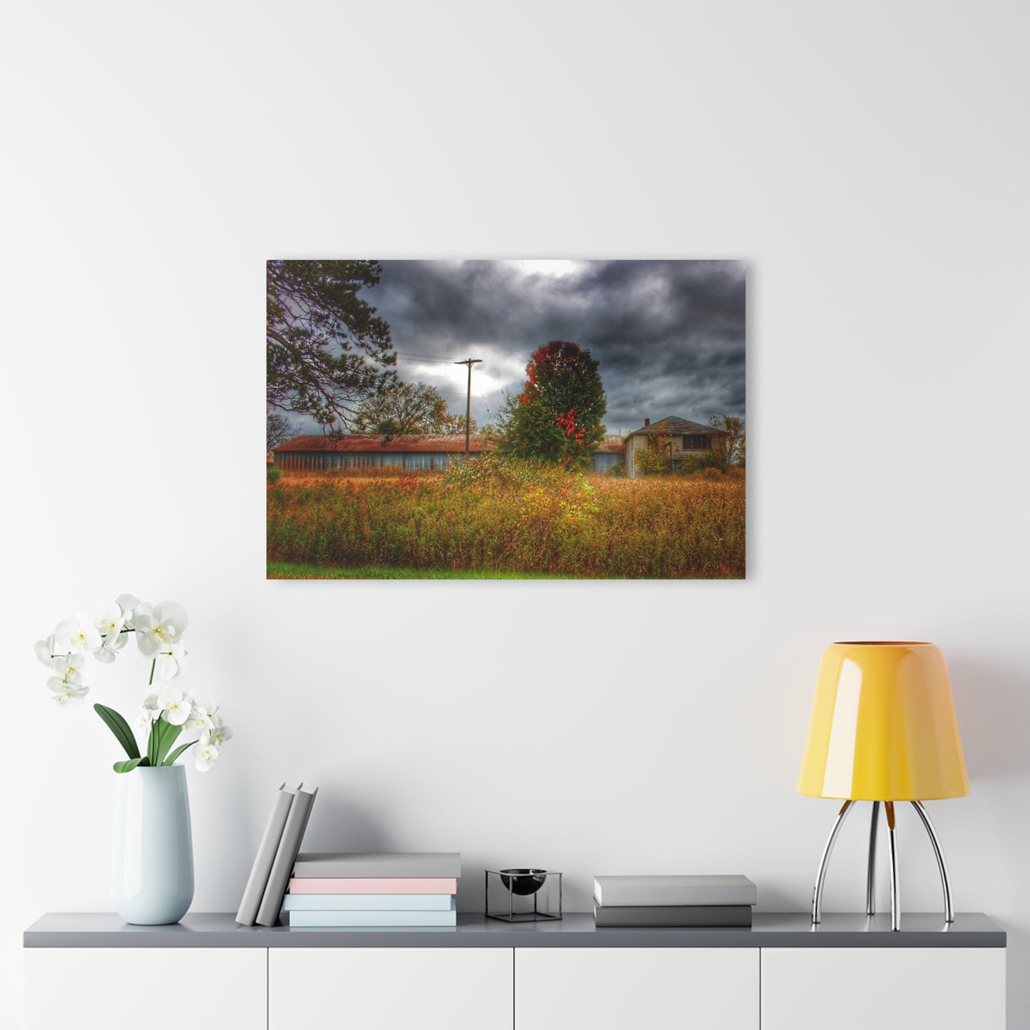 U R There Photography Farnsworth Forgotten Rustic Farmhouse Acrylic Wall Print