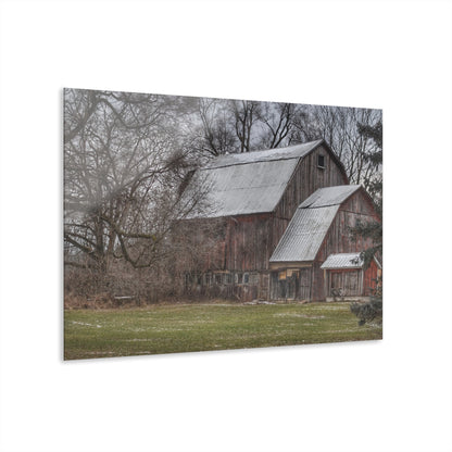 U R There Photography Hennessey Road Grey Rustic Farmhouse Acrylic Wall Print