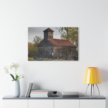 U R There Photography Taylor Road Church of Old Rustic Farmhouse Acrylic Wall Print