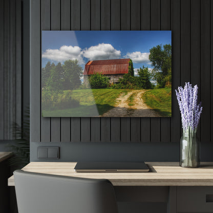 U R There Photography Grey Road Rusted III Rustic Farmhouse Acrylic Wall Print