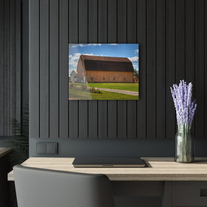 U R There Photography Bristol Gold Rustic Farmhouse Acrylic Wall Print