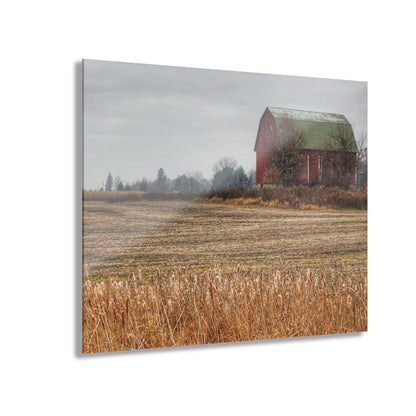 U R There Photography Bowers Road Red IV Rustic Farmhouse Acrylic Wall Print