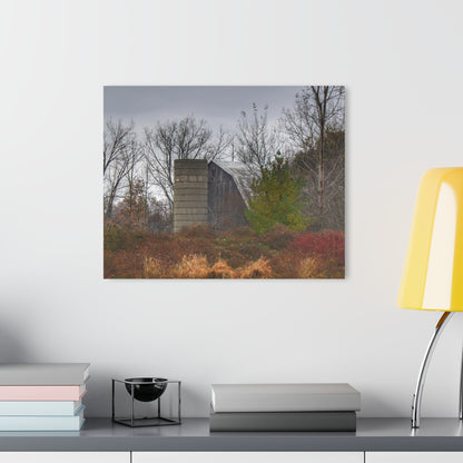 U R There Photography Freiberger Road Hidden Grey Rustic Farmhouse Acrylic Wall Print