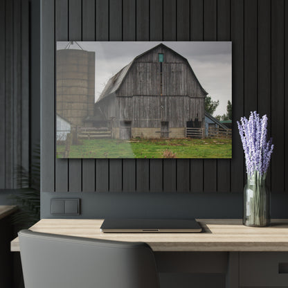 U R There Photography Eddy Road Grey II Rustic Farmhouse Acrylic Wall Print