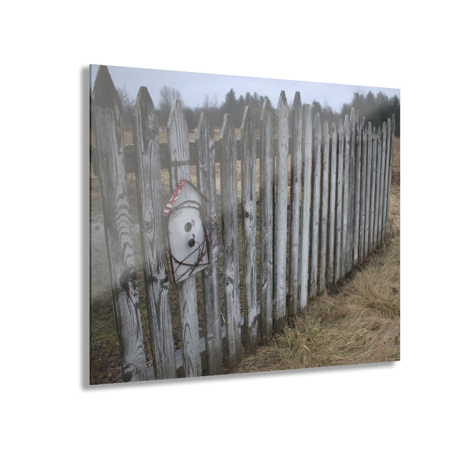 U R There Photography Country Fence Rustic Farmhouse Acrylic Wall Print