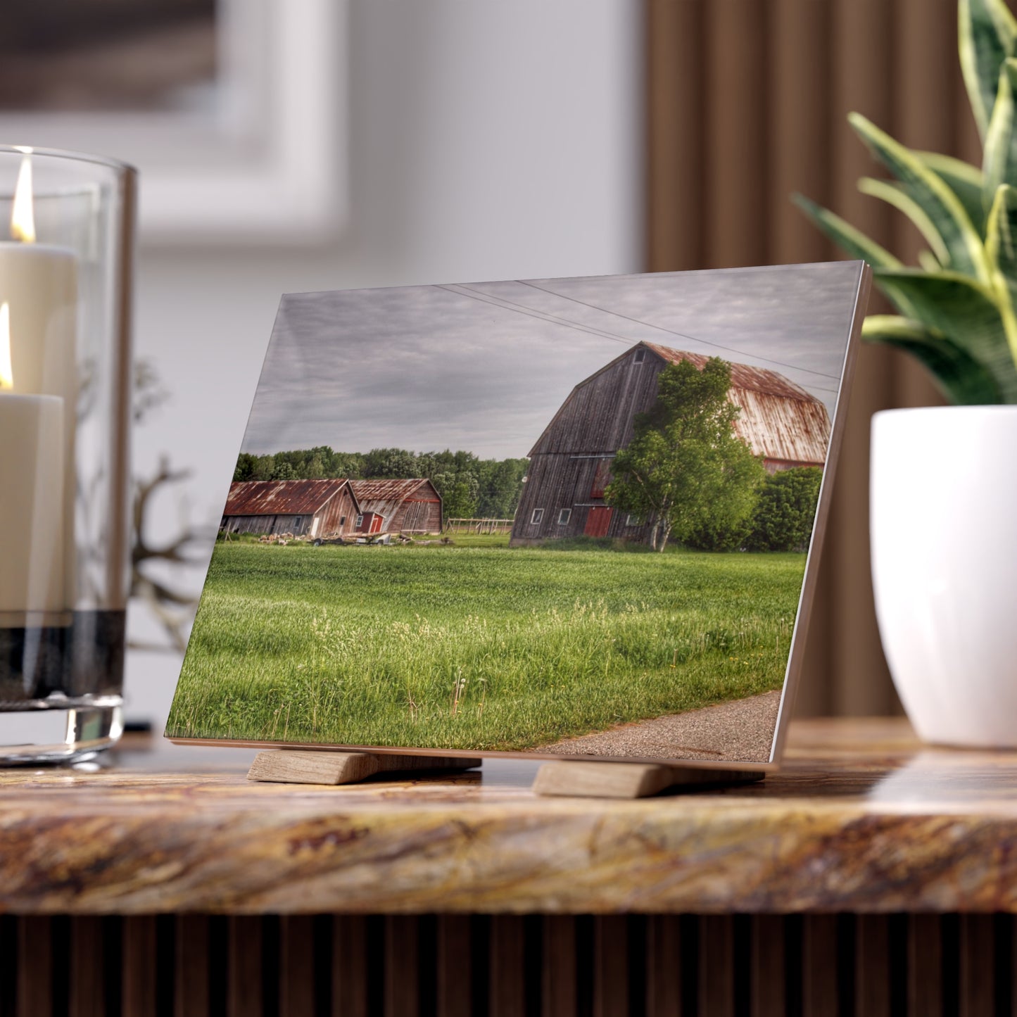 U R There Photography Barkley Road Trio Rustic Farmhouse Decorative Ceramic Tile