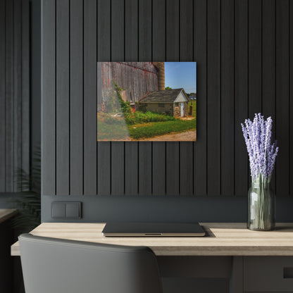 U R There Photography Marlette Red V Rustic Farmhouse Acrylic Wall Print