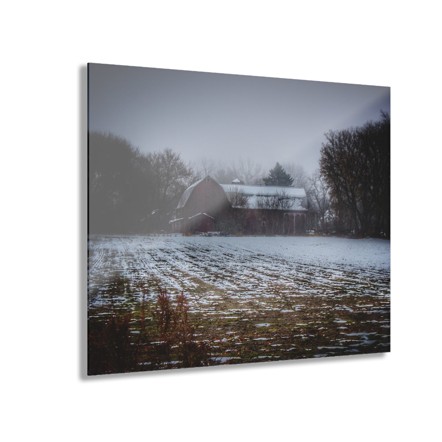 U R There Photography Holmes Road Red III Rustic Farmhouse Acrylic Wall Print