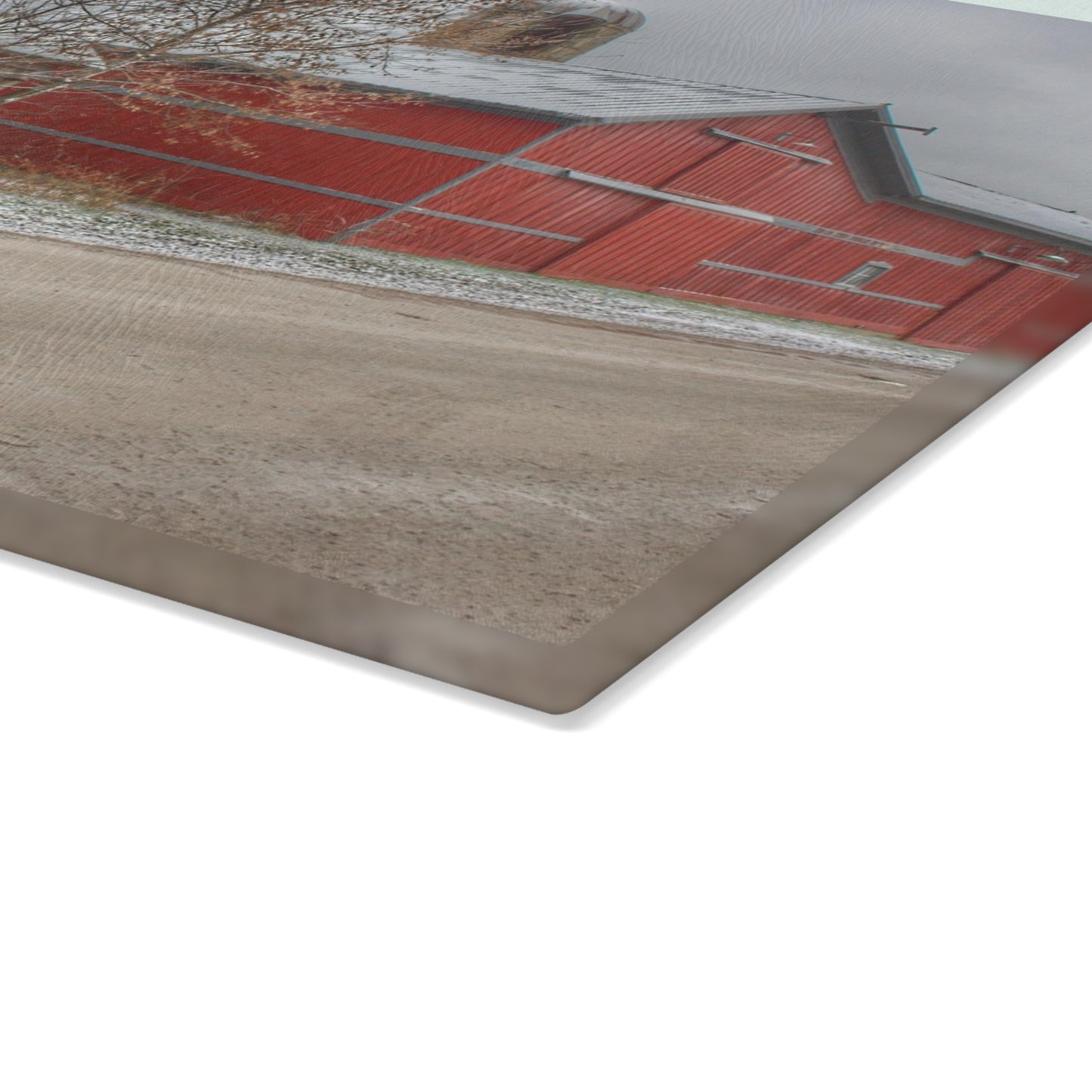 U R There Photography Bordman Roadside Buddies I Rustic Farmhouse Tempered-Glass Cutting Board