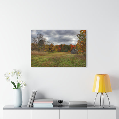 U R There Photography Church Road Grey and Little Grey Rustic Farmhouse Acrylic Wall Print