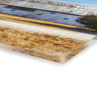 U R There Photography Indian Trail Rusted Reds II Rustic Farmhouse Acrylic Wall Print