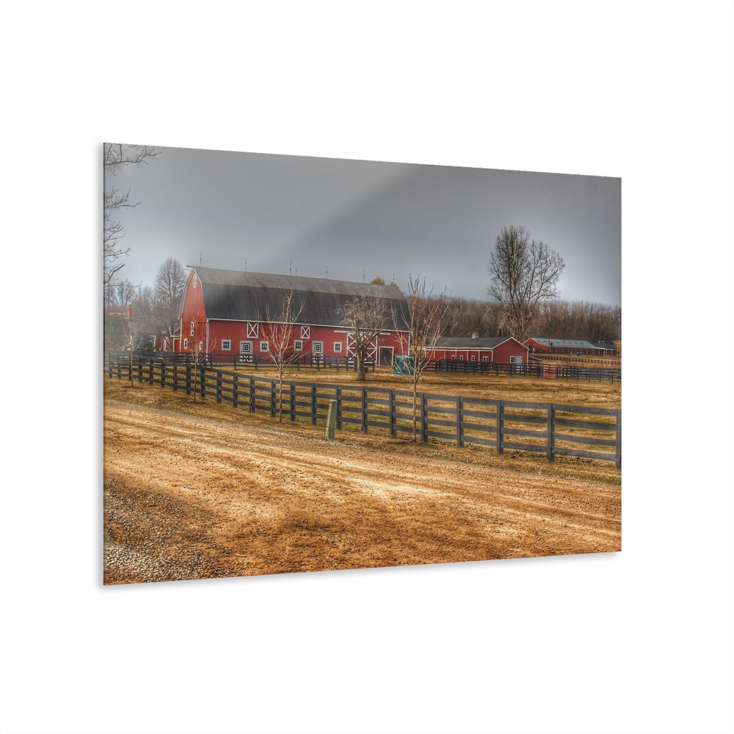 U R There Photography Barber Road Farm II Rustic Farmhouse Acrylic Wall Print