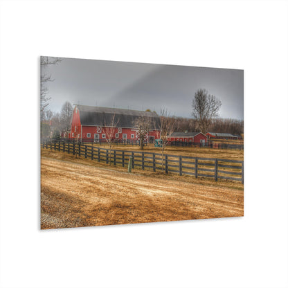 U R There Photography Barber Road Farm II Rustic Farmhouse Acrylic Wall Print