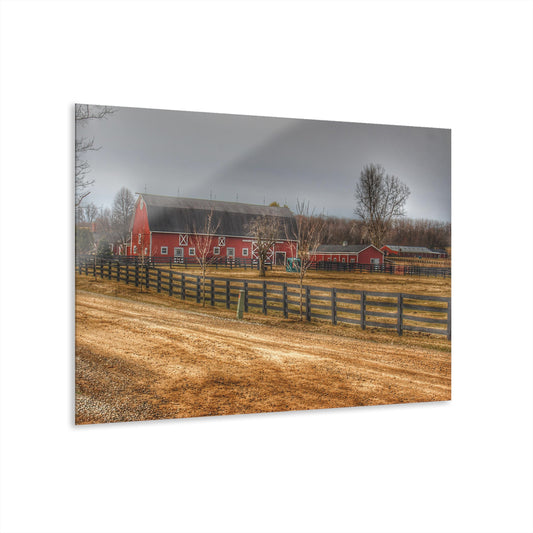 U R There Photography Barber Road Farm II Rustic Farmhouse Acrylic Wall Print
